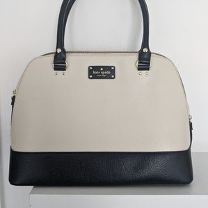 Oversized Kate Spade Purse black & white